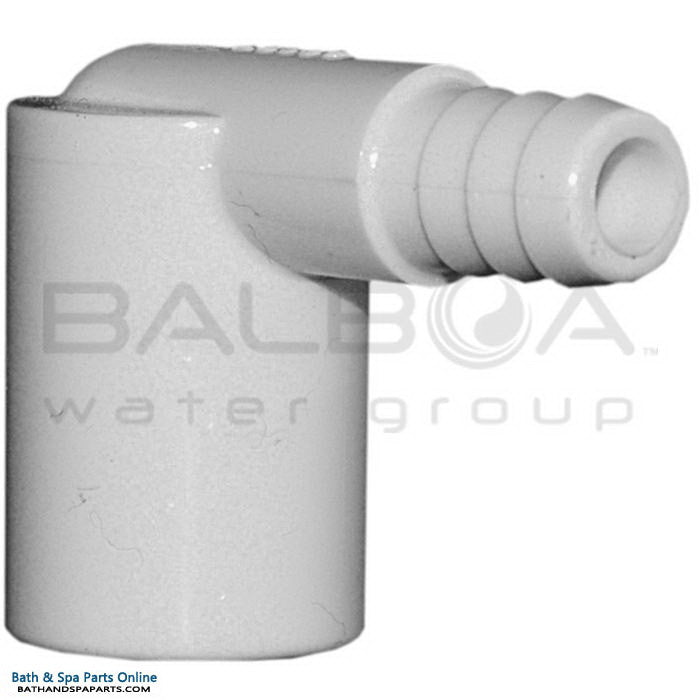 Balboa Barb Elbow [3/8" Elbow x 1/2" Spigot] (73890)