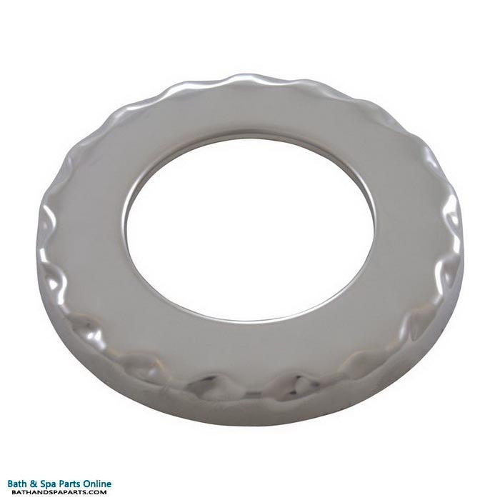 Waterway Poly Jet Escutcheon [Deluxe Scallop] [Stainless Steel] (916-6000)