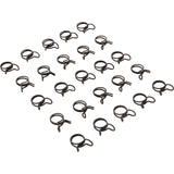 Engineered Source Hose Tubing Clamp 0.375" Ideal OD [Double Wire] [Quantity 25] (DW-6ST-ZD)