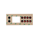 Gecko TSC/K-4 8-Button Topside Control Panel [Large Rectangular] [LCD] (0200-007119)